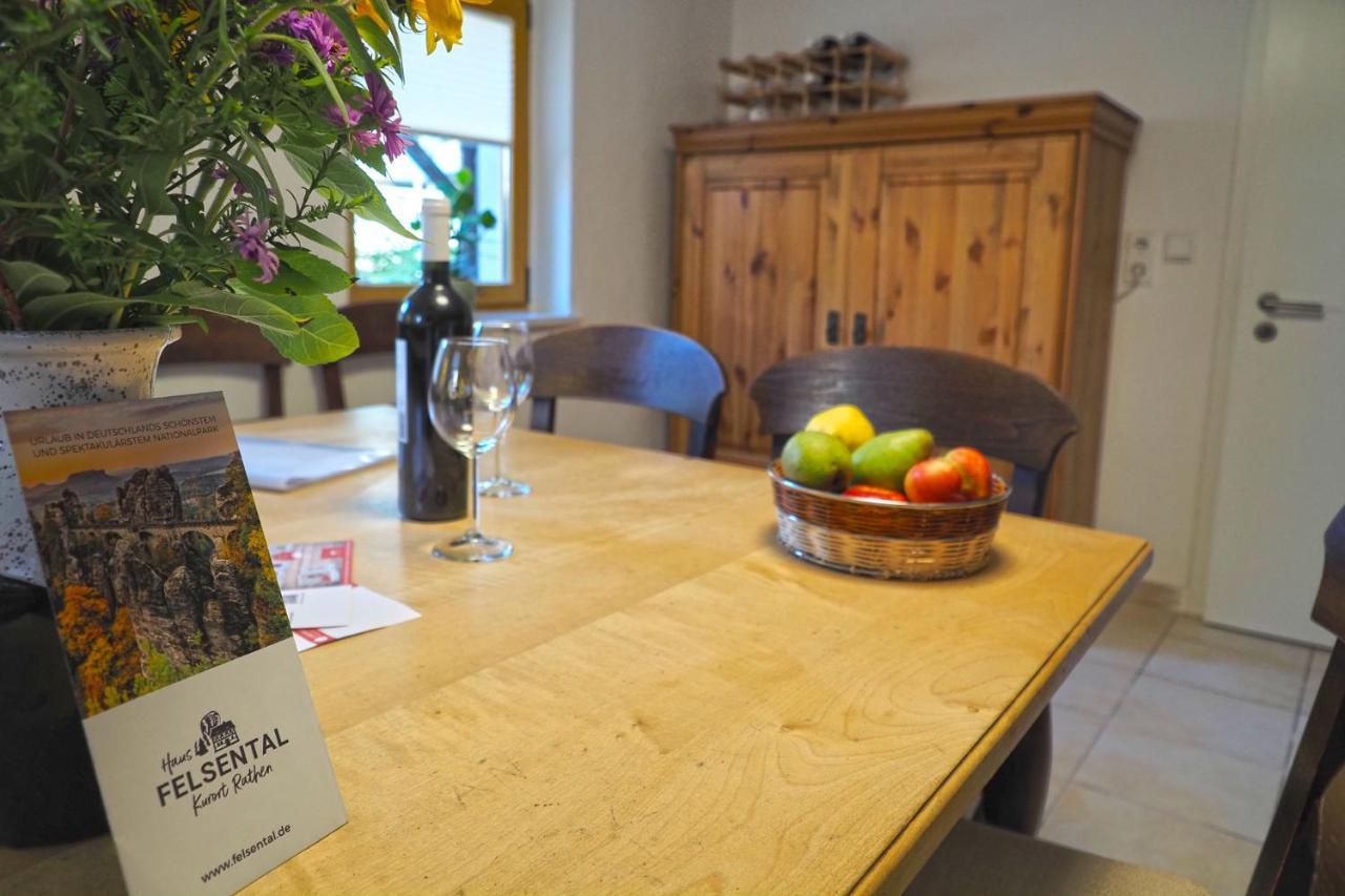 Haus Felsental Apartment Rathen Bagian luar foto